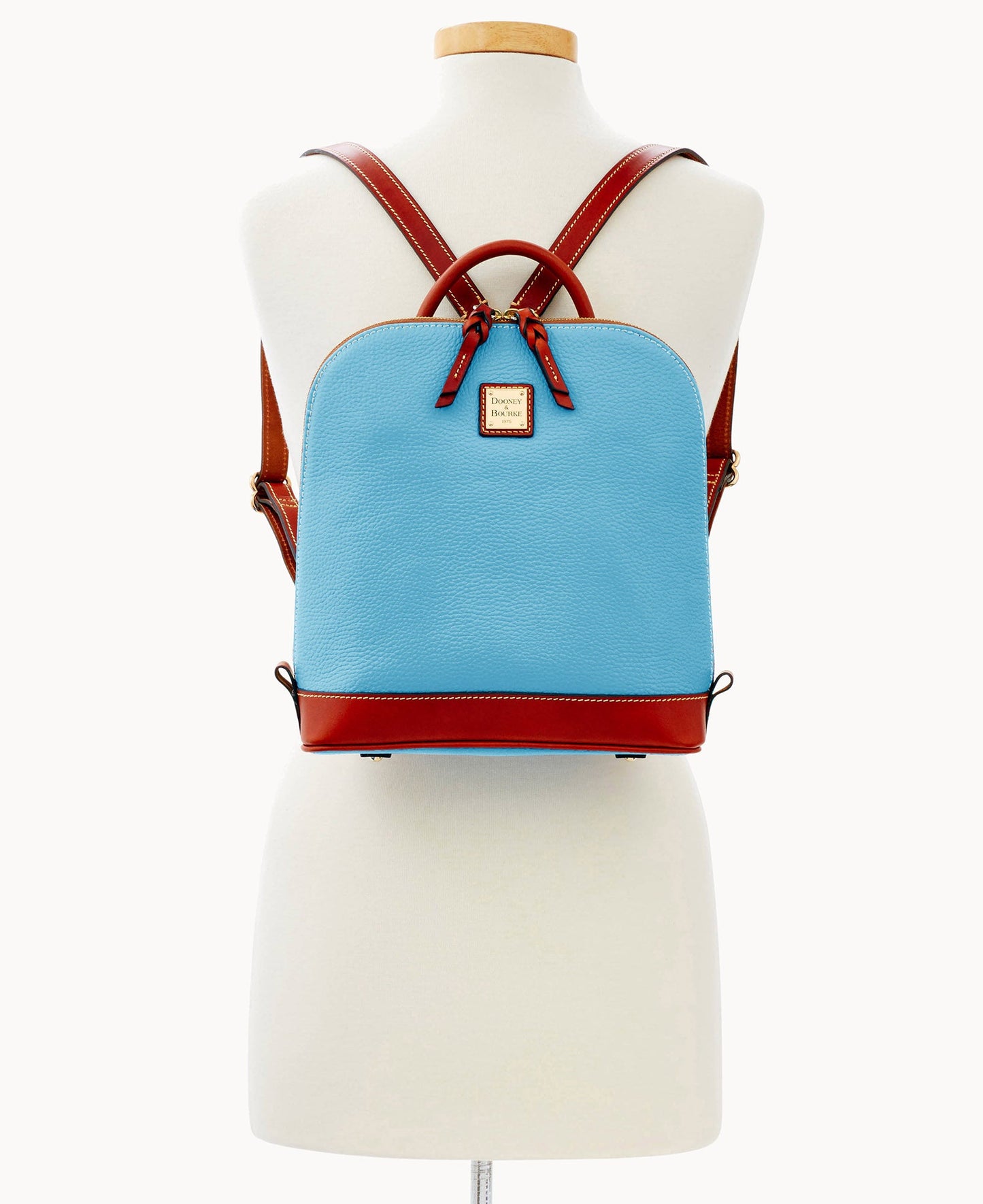 Pebble Grain Zip Pod Backpack