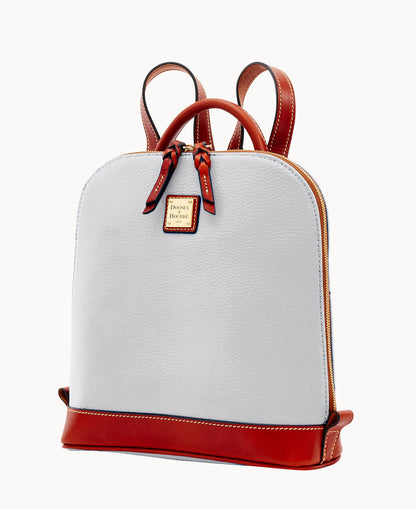 Pebble Grain Zip Pod Backpack
