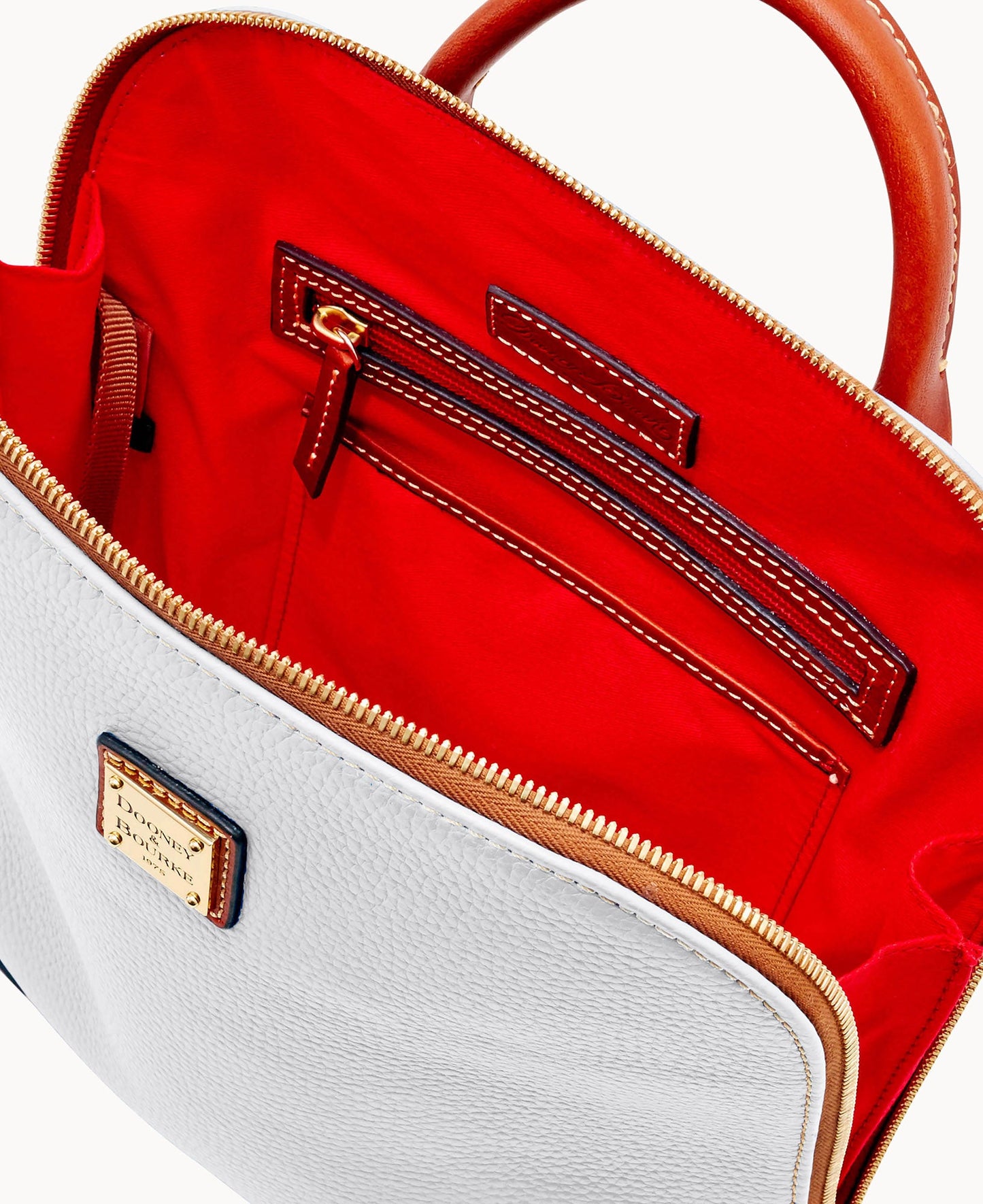 Pebble Grain Zip Pod Backpack