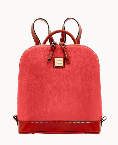 Pebble Grain Zip Pod Backpack