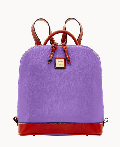 Pebble Grain Zip Pod Backpack