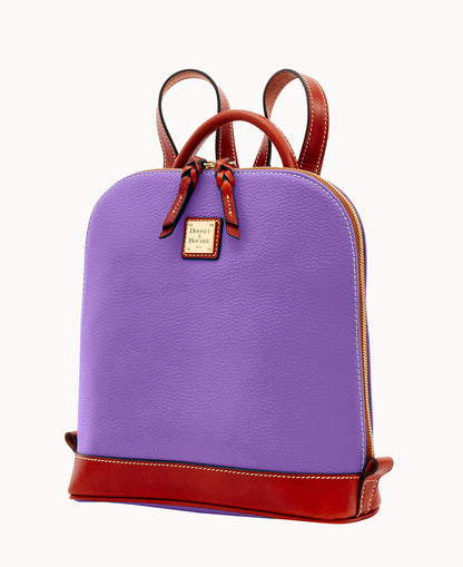 Pebble Grain Zip Pod Backpack