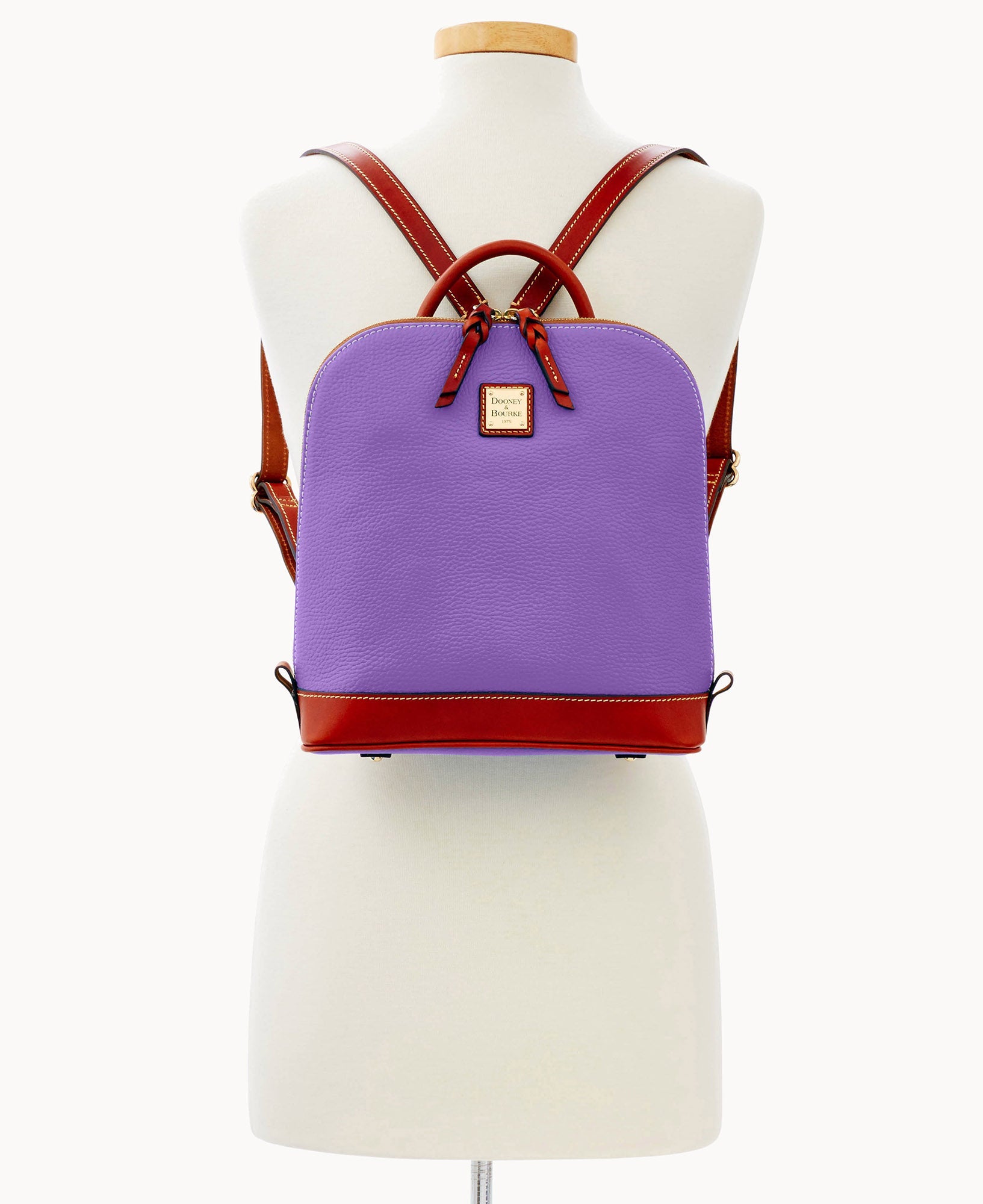 Pebble Grain Zip Pod Backpack