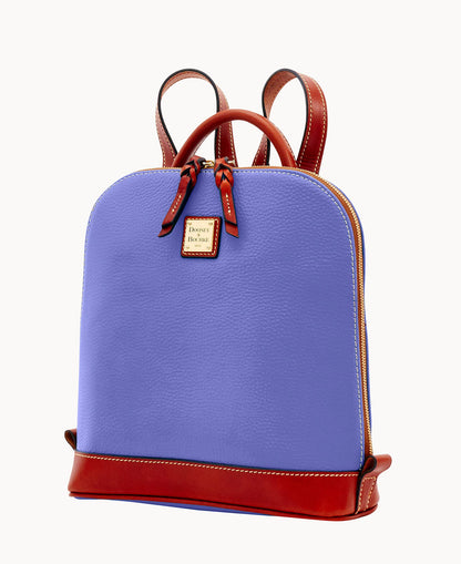 Pebble Grain Zip Pod Backpack