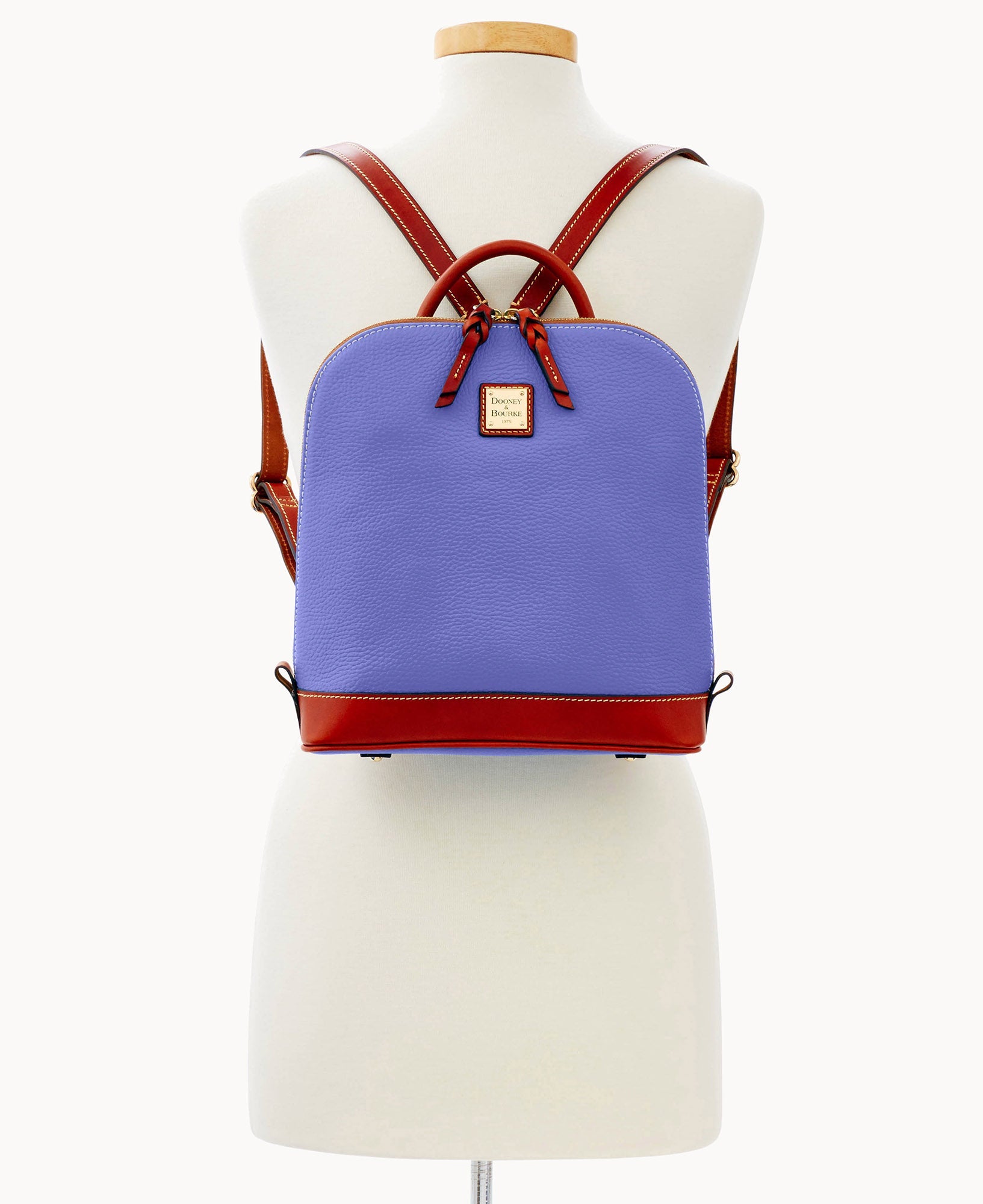 Pebble Grain Zip Pod Backpack