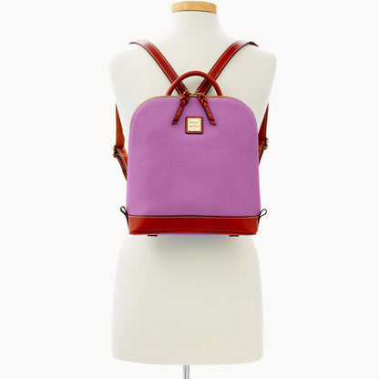 Pebble Grain Zip Pod Backpack