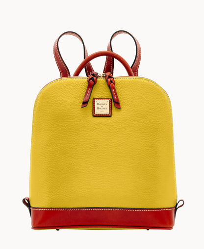 Pebble Grain Zip Pod Backpack