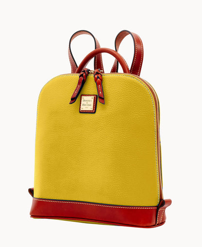 Pebble Grain Zip Pod Backpack