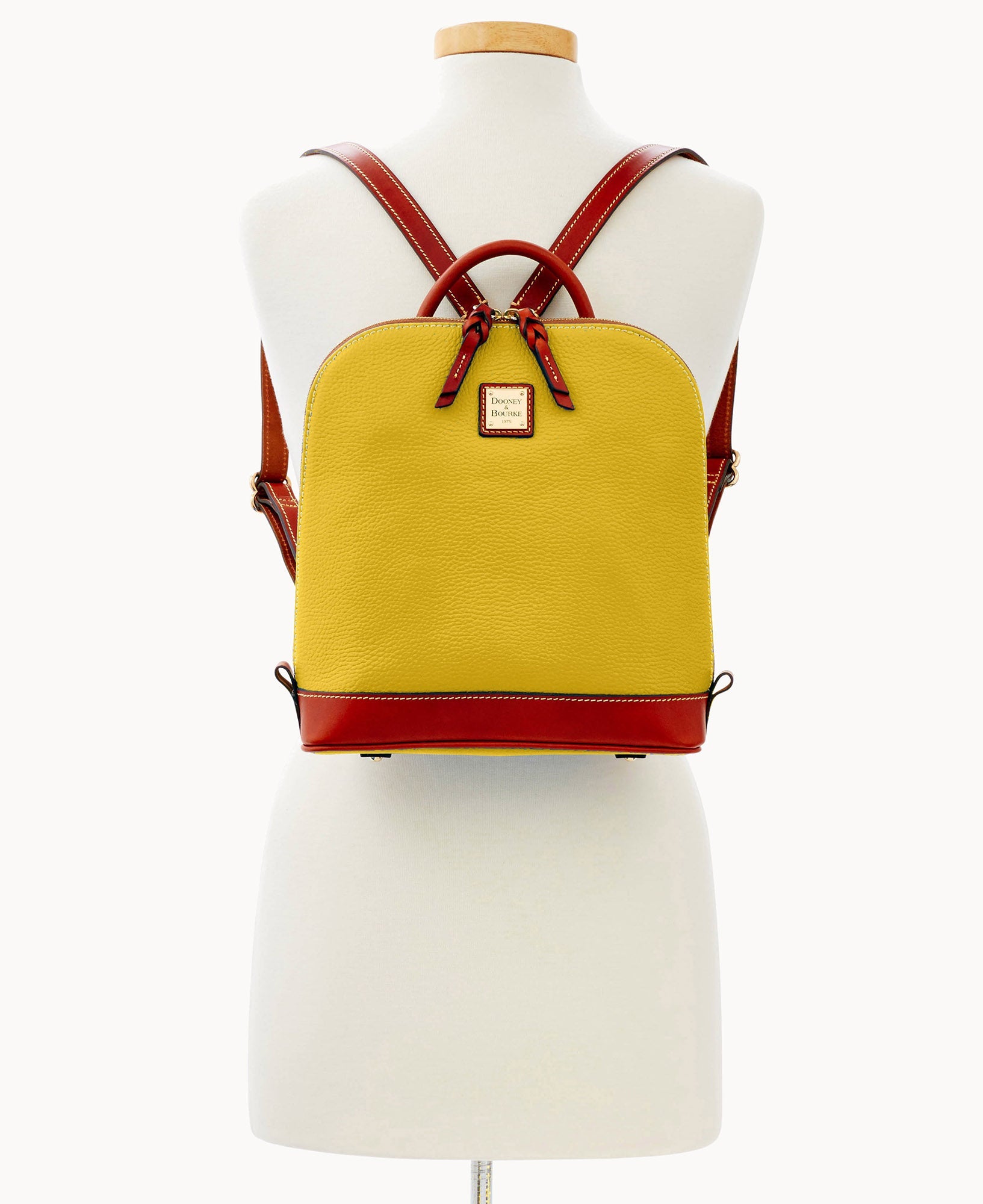 Pebble Grain Zip Pod Backpack