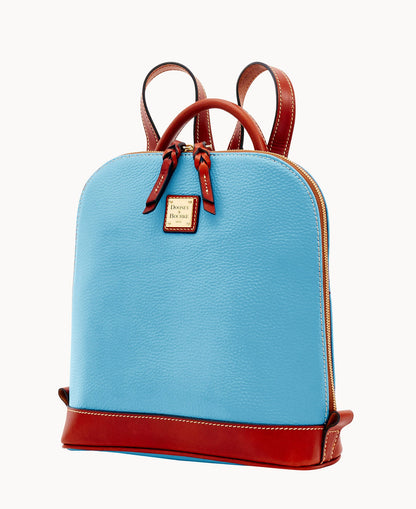 Pebble Grain Zip Pod Backpack