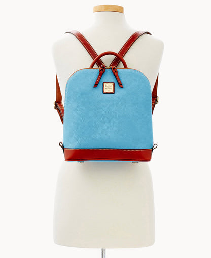Pebble Grain Zip Pod Backpack