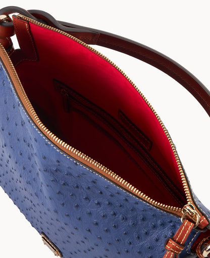 Ostrich Twist Strap Hobo