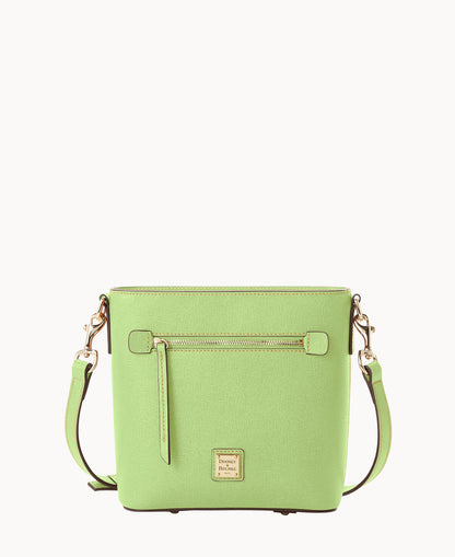 Saffiano Small Zip Crossbody
