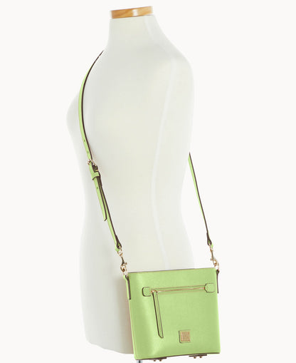 Saffiano Small Zip Crossbody