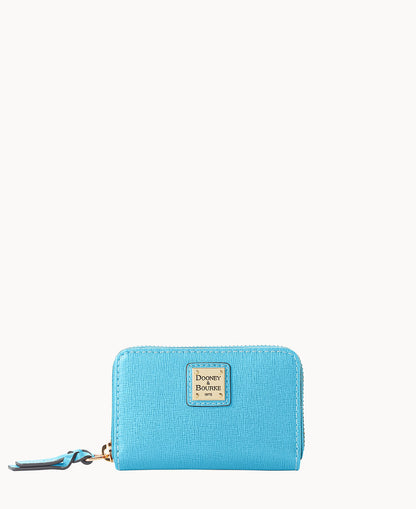 Saffiano Large Zip Around Credit Card Case