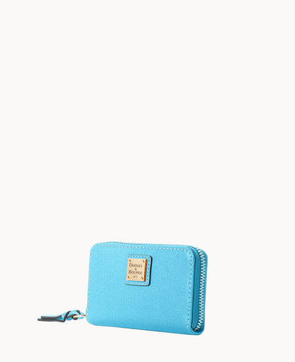 Saffiano Large Zip Around Credit Card Case
